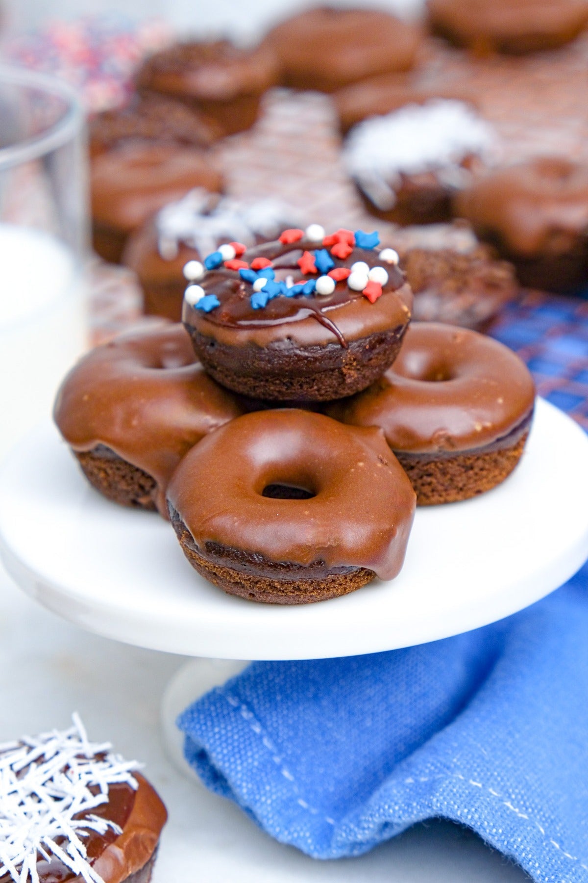 Chocolate Sweet Potato Doughnuts