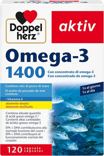 Doppelherz Omega-3 Fish Oil 800 - 120 Capsules