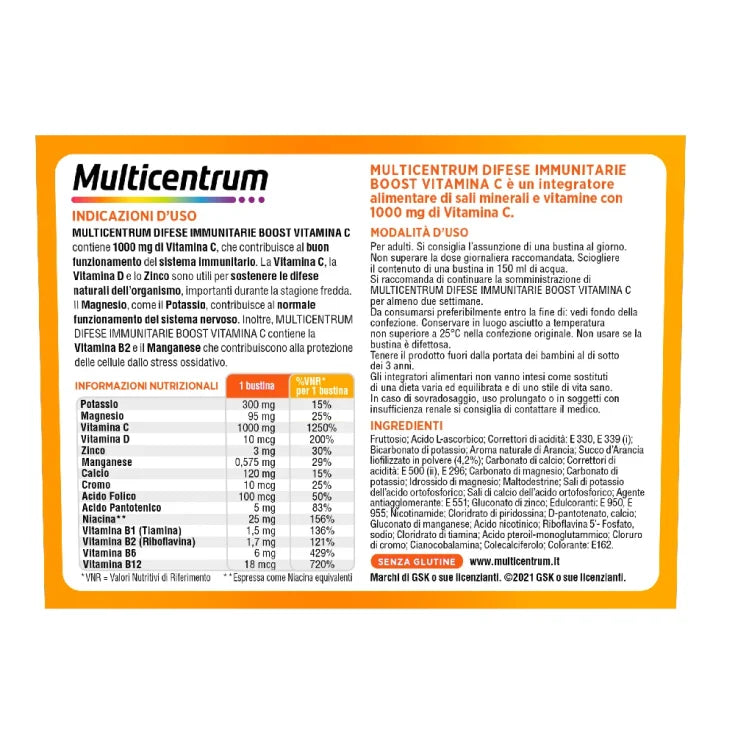 MULTICENTRUM Immune Defense Boost Vitamina C Supliment Antioxidant 14 Plicuri