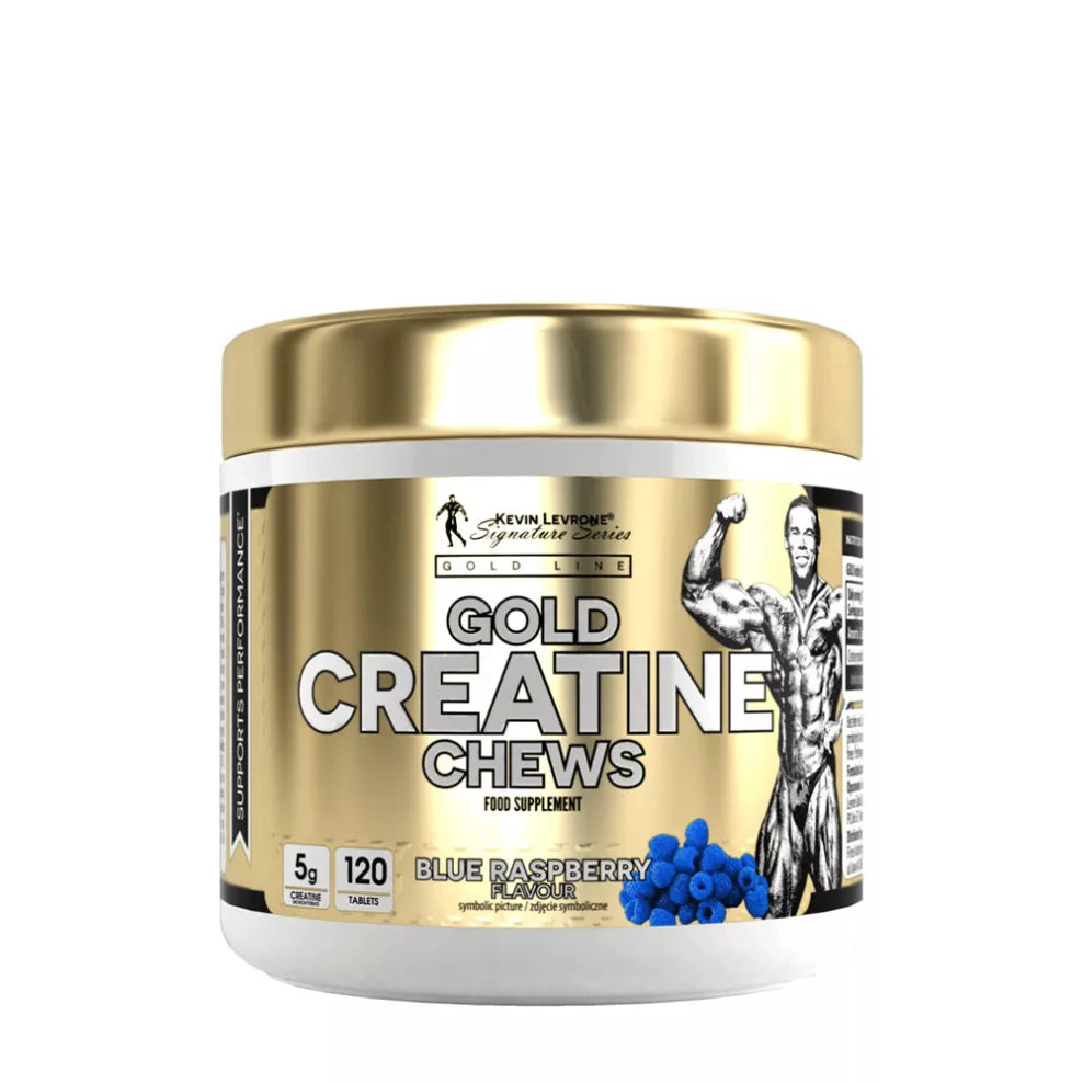 Kevin Levrone Gold Line Creatine Chews (120 таблетки, синя малина)