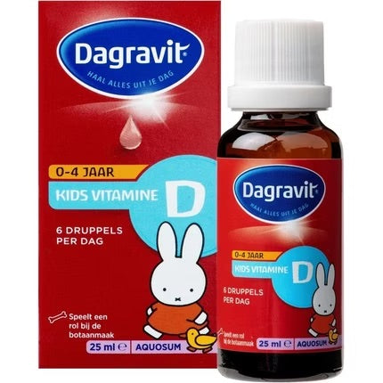 Dagravit Kids Vitamin D Aquosum - Miffy - Витамини - 25 мл