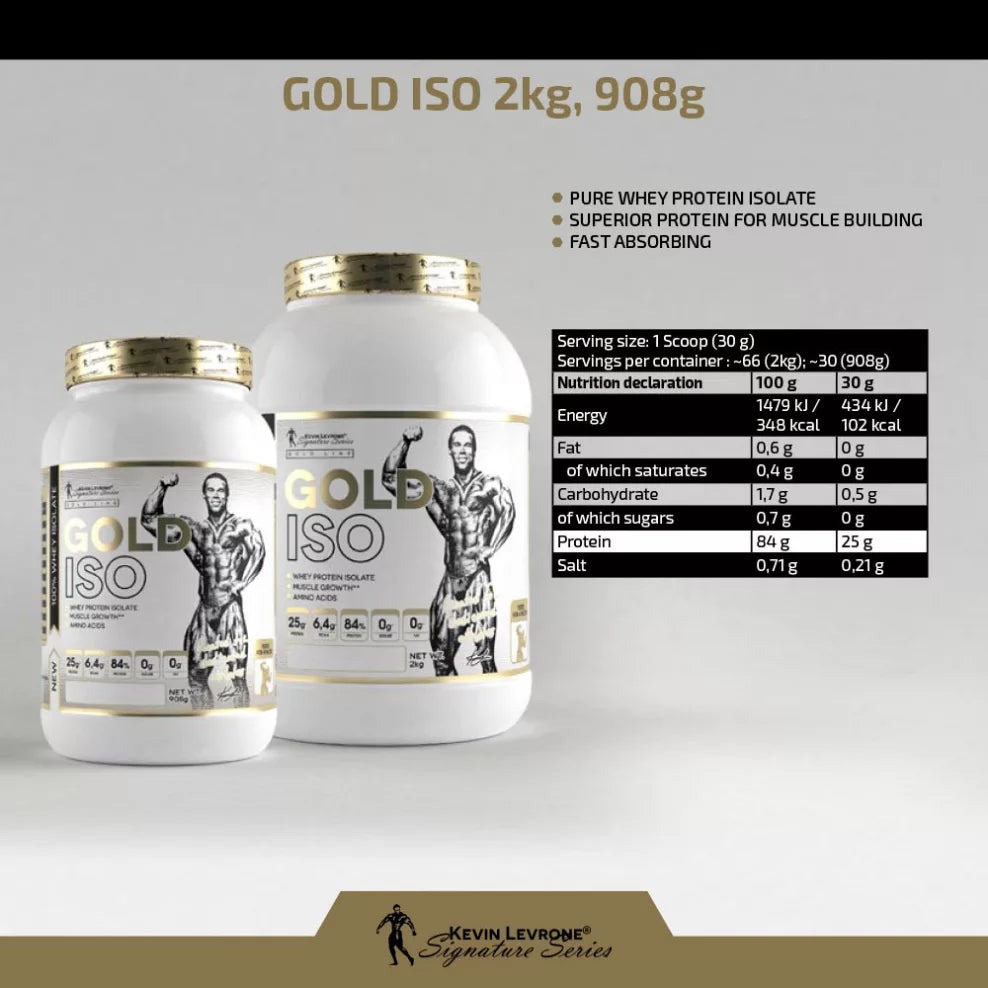 Kevin Levrone Gold ISO (2 кг, ванилия)